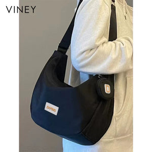 VINEY Urban Canvas Large Capacity Convertible Hobo Bag