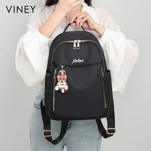 VINEY Oxford Fabric Large Capacity Laptop Backpack