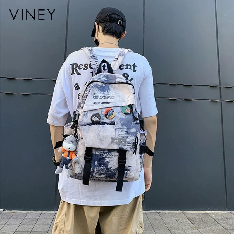 VINEY Refined Large Capacity Backpack
