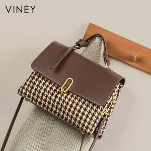 VINEY Large Capacity Convertible Top-Handle Bag