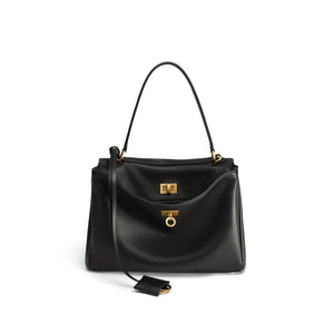 VINEY Genuine Leather Convertible Tote Bag