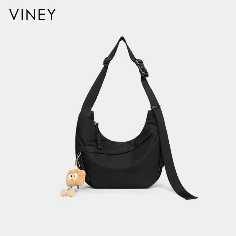 VINEY Weekend Canvas Large Capacity Convertible Hobo Bag