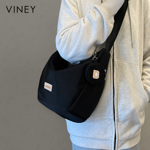 VINEY Urban Canvas Large Capacity Convertible Hobo Bag product image 2