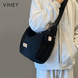 VINEY Urban Canvas Large Capacity Convertible Hobo Bag product image 7