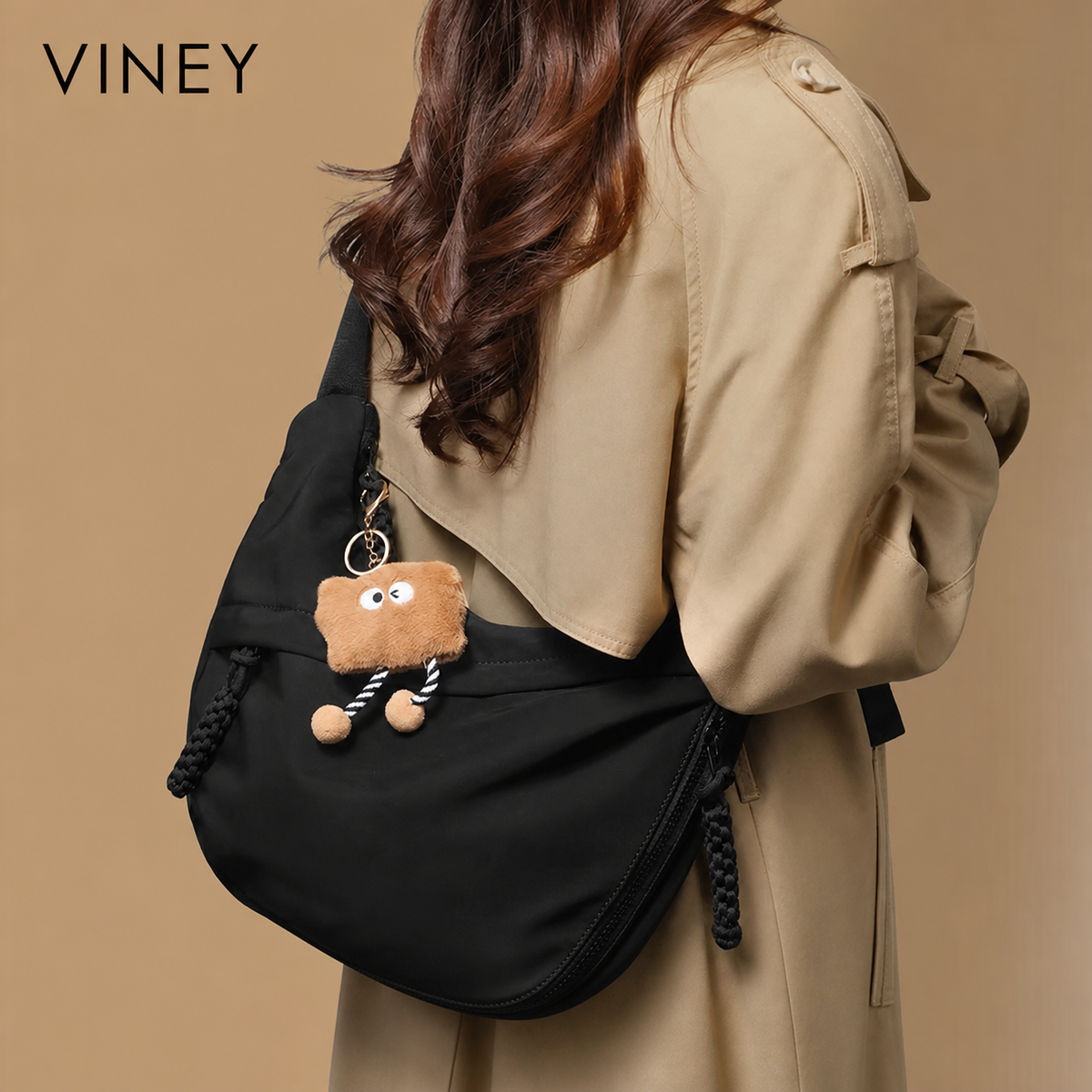 VINEY Weekend Canvas Large Capacity Convertible Hobo Bag product image 2