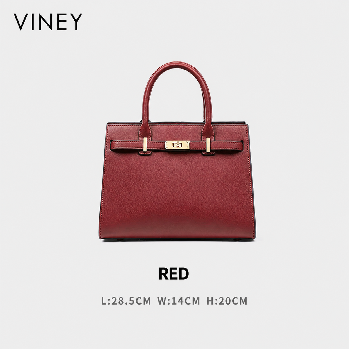 VINEY Everyday Genuine Leather Top-Handle Bag — English product image 8