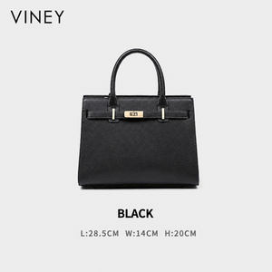 VINEY Everyday Genuine Leather Top-Handle Bag — English product image 9