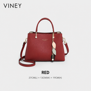 VINEY Everyday Genuine Leather Convertible Top-Handle Bag — English product image 17