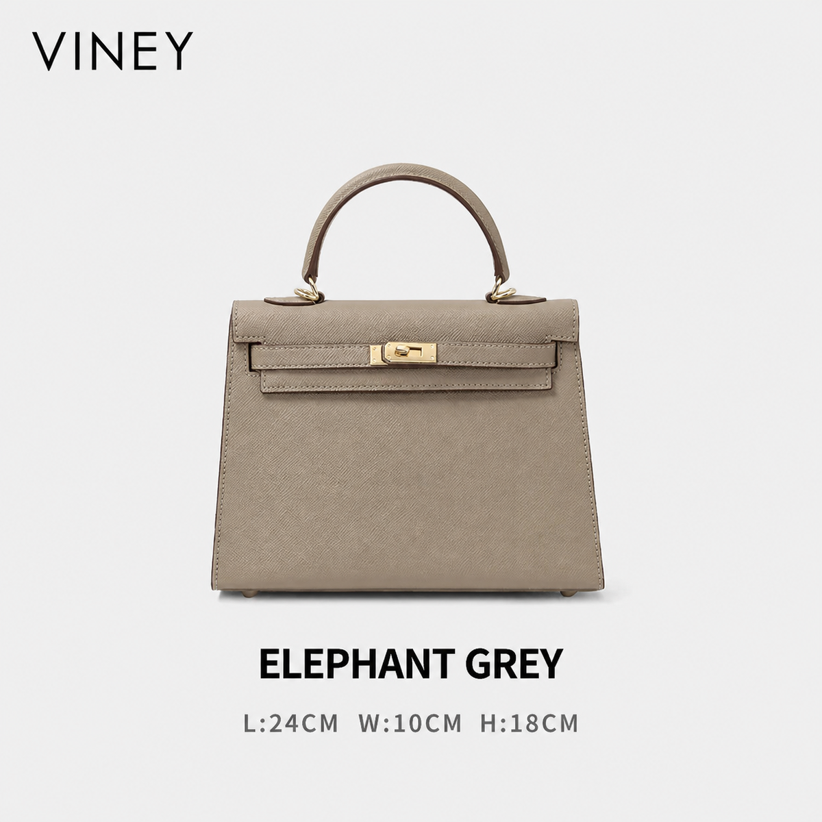 VINEY Everyday Genuine Leather Lightweight Convertible Top-Handle Bag — English product image 8