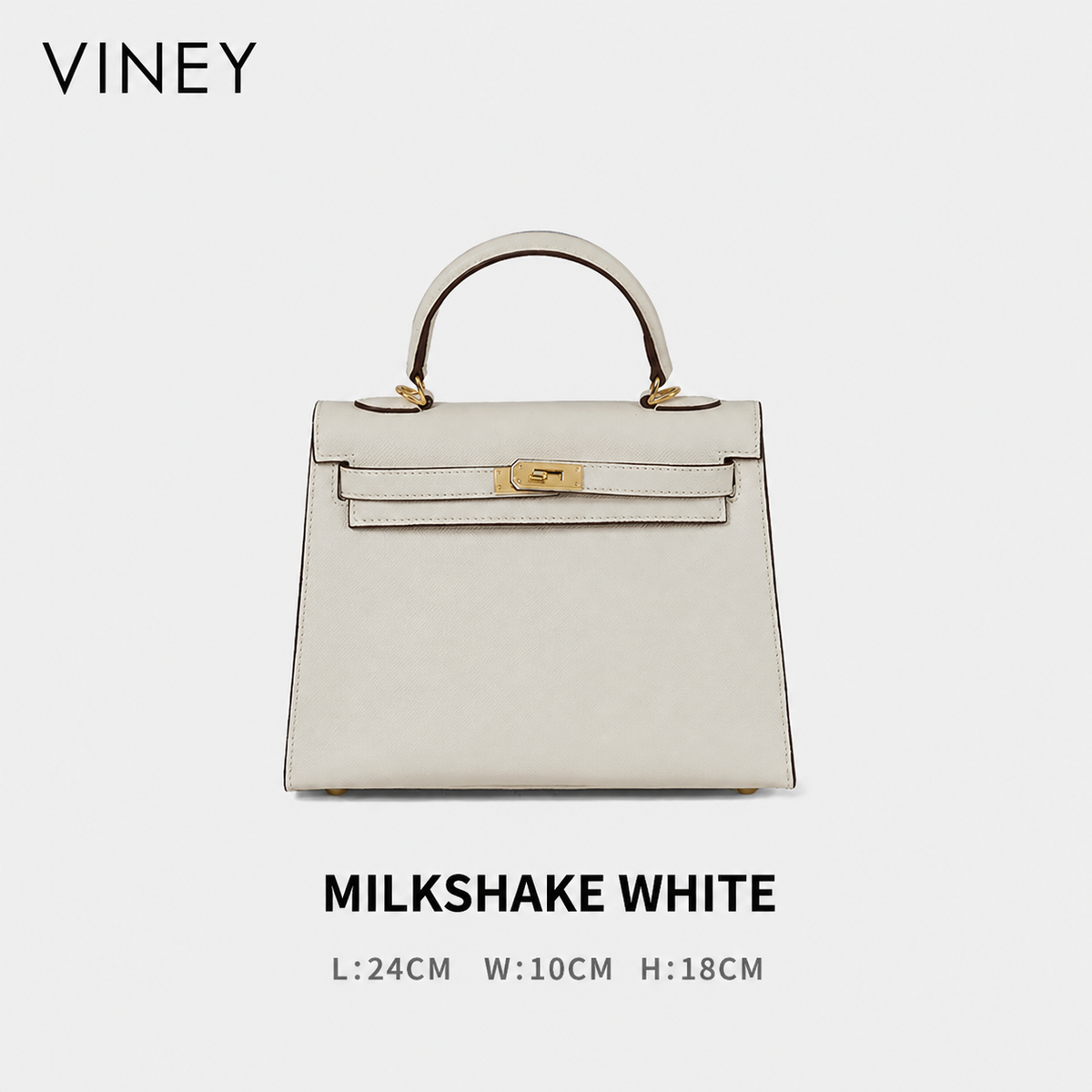 VINEY Everyday Genuine Leather Lightweight Convertible Top-Handle Bag — English product image 9