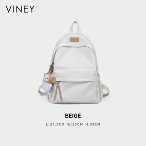 VINEY Urban Canvas Large Capacity Laptop Backpack product image 10