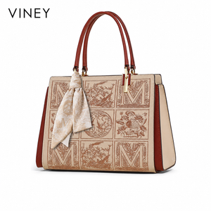 VINEY Weekend Genuine Leather Top-Handle Bag lifestyle view