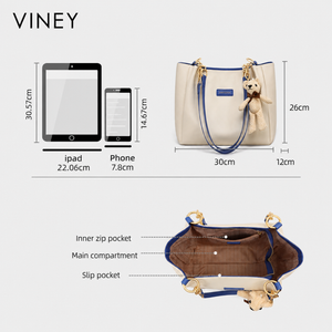 VINEY City Large Capacity Tote Bag — English product image 5