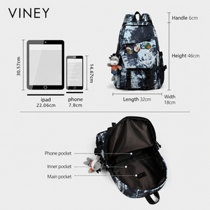 VINEY Refined Large Capacity Backpack product image 5