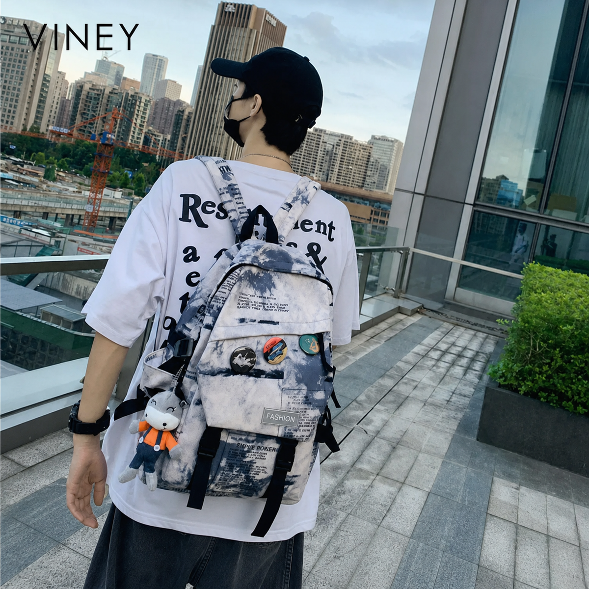 VINEY Refined Large Capacity Backpack product image 11