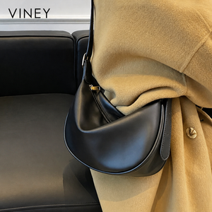 VINEY Everyday Genuine Leather Convertible Hobo Bag — English product image 1