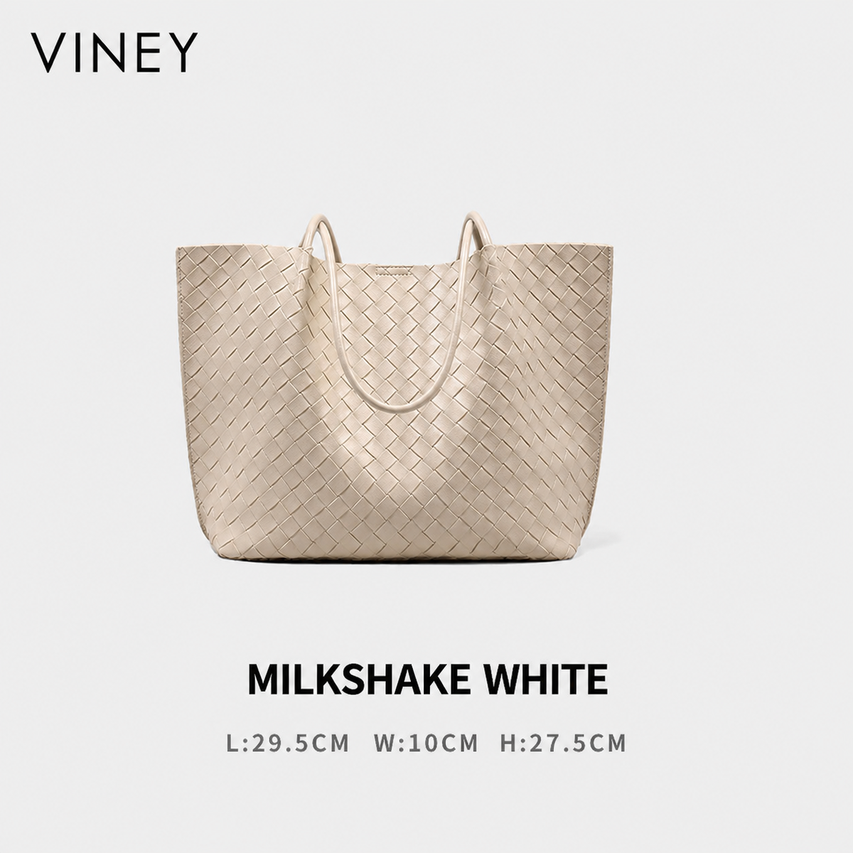 VINEY City Genuine Leather Large Capacity Tote Bag — English product image 12