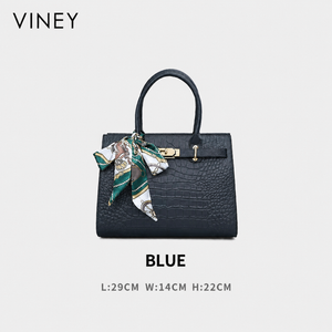 VINEY Commuter Genuine Leather Top-Handle Bag — English product image 9