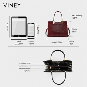 VINEY Urban Genuine Leather Top-Handle Bag product image 5