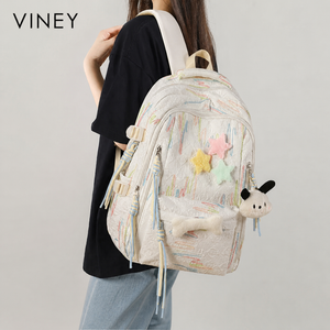 VINEY Polished Large Capacity Lightweight Backpack product image 1