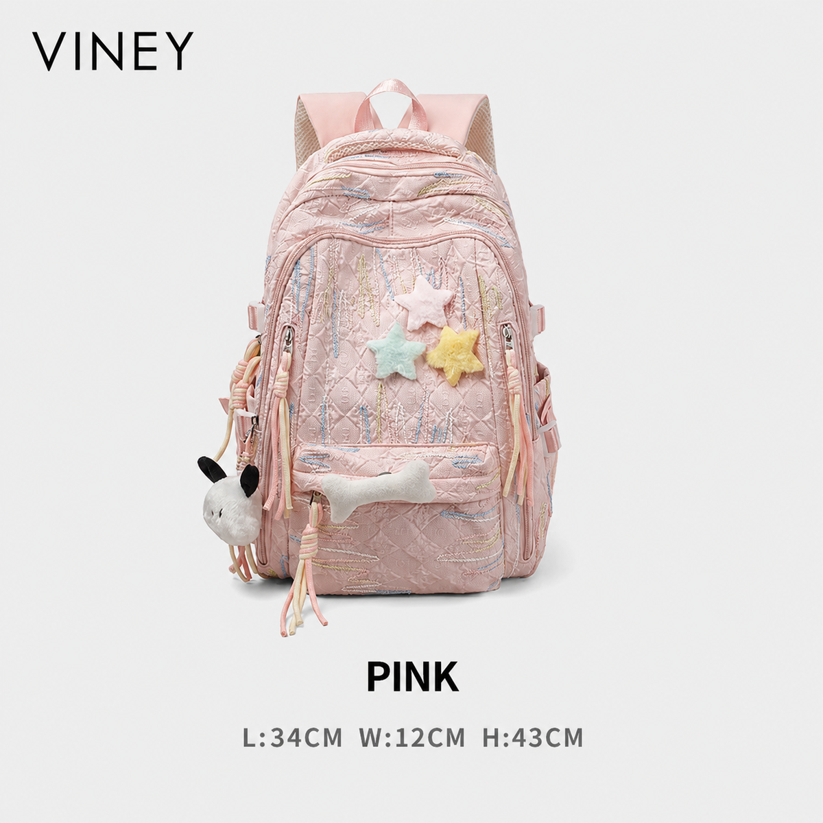 VINEY Polished Large Capacity Lightweight Backpack product image 7