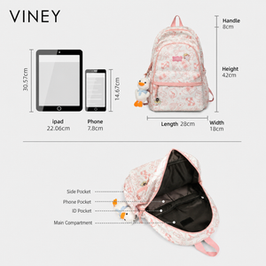 VINEY Commuter Large Capacity Lightweight Backpack — English product image 10