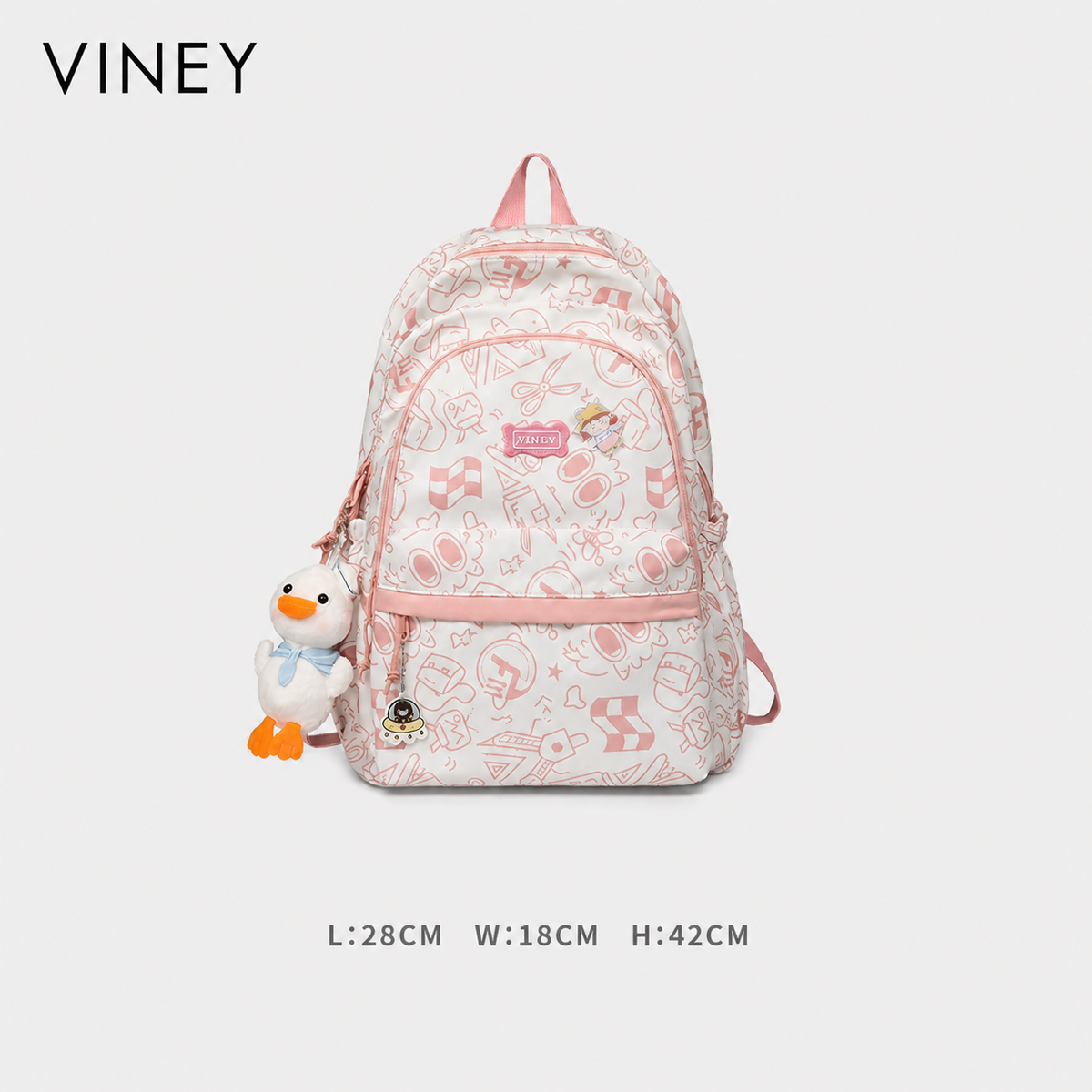 VINEY Commuter Large Capacity Lightweight Backpack — English product image 17