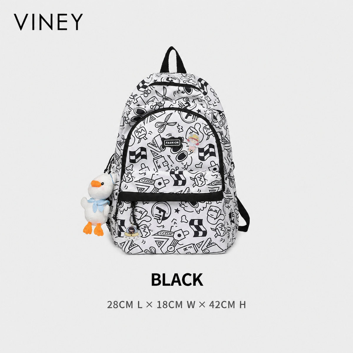 VINEY Commuter Large Capacity Lightweight Backpack — English product image 19