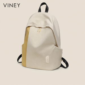 VINEY Everyday Canvas Large Capacity Lightweight Backpack — English product image 1