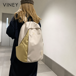 VINEY Everyday Canvas Large Capacity Lightweight Backpack — English product image 2