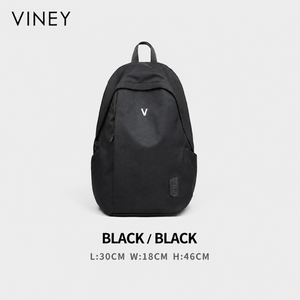 VINEY Everyday Canvas Large Capacity Lightweight Backpack — English product image 7