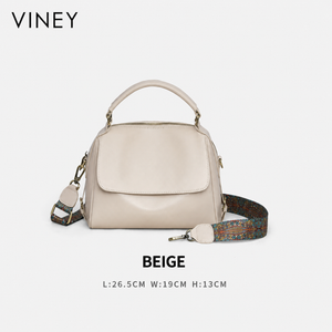 VINEY Genuine Leather Large Capacity Lightweight Boston Bag product image 9