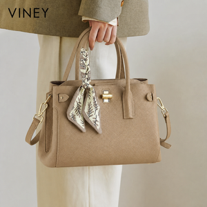 VINEY Urban Genuine Leather Large Capacity Lightweight Top-Handle Bag product image 1