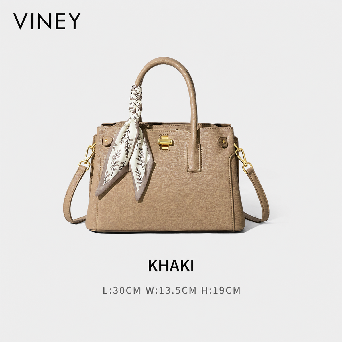 VINEY Urban Genuine Leather Large Capacity Lightweight Top-Handle Bag product image 8