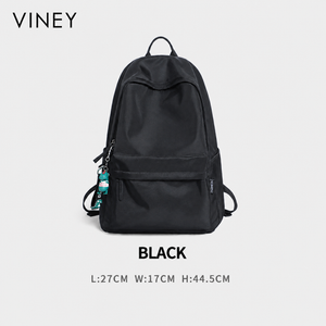 VINEY City Canvas Large Capacity Lightweight Backpack — English product image 11