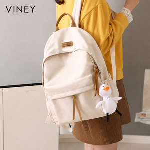VINEY Canvas Lightweight Backpack — English product image 1
