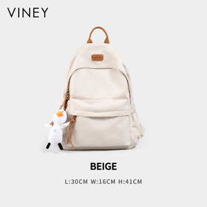 VINEY Canvas Lightweight Backpack — English product image 6