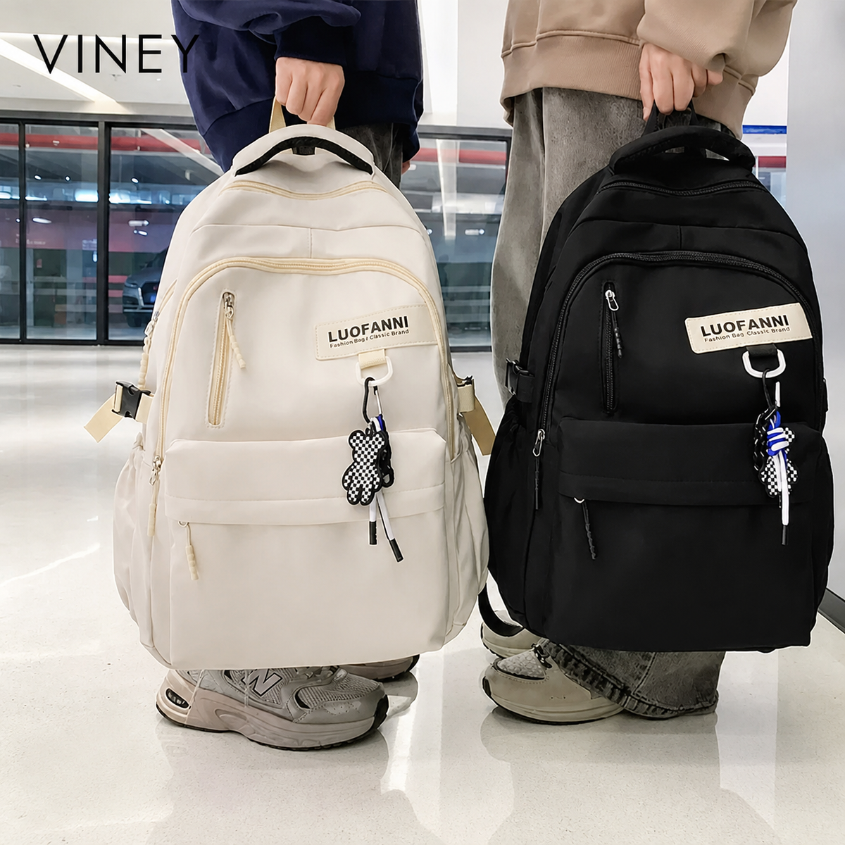 VINEY City Large Capacity Backpack — English product image 1
