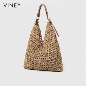 VINEY Woven Beach Large Capacity Hobo Bag product image 1