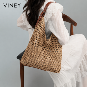 VINEY Woven Beach Large Capacity Hobo Bag product image 2
