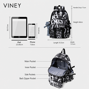 VINEY Essential Large Capacity Backpack — English product image 5