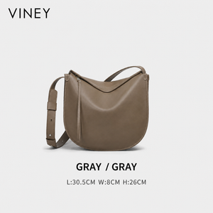 VINEY Urban Genuine Leather Large Capacity Convertible Hobo Bag product image 11