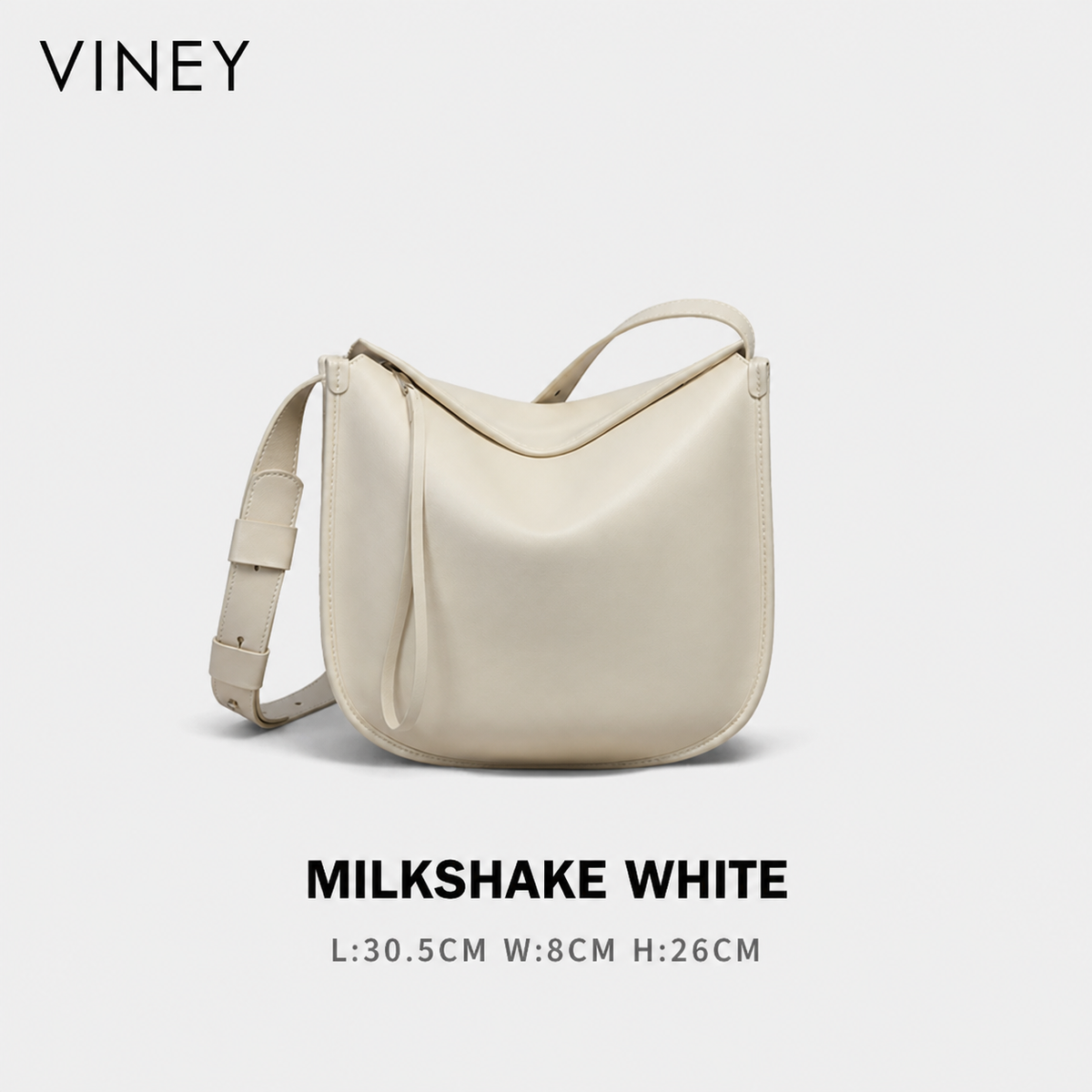 VINEY Urban Genuine Leather Large Capacity Convertible Hobo Bag product image 12