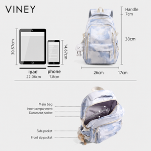 VINEY Weekend Canvas Large Capacity Lightweight Backpack product image 5