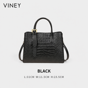 VINEY Weekend Genuine Leather Large Capacity Convertible Top-Handle Bag product image 6