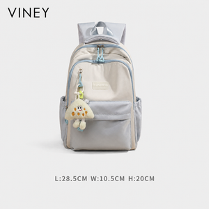 VINEY Large Capacity Colorblock Backpack product image 10