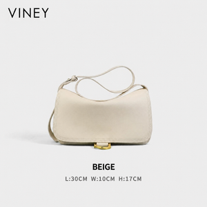 VINEY Everyday Genuine Leather Large Capacity Convertible Hobo Bag — English product image 7