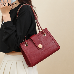 VINEY Everyday Genuine Leather Large Capacity Convertible Top-Handle Bag — English product image 2