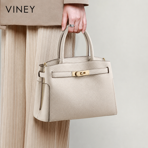 VINEY City Genuine Leather Convertible Top-Handle Bag — English product image 1