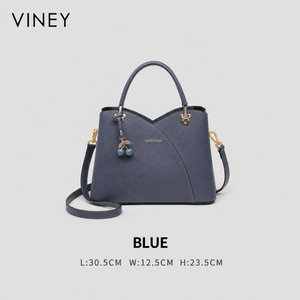 VINEY City Genuine Leather Top-Handle Bag — English product image 6